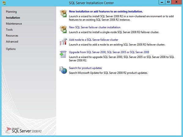 Installing SQL 2008 R2 In Windows Server 2012